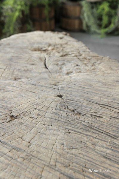 Organische salontafel | massief hout