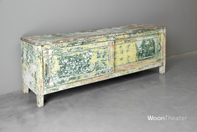 Origineel oud tv meubel | India