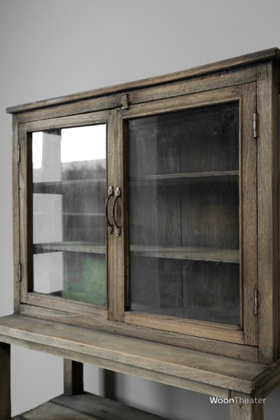 Origineel oud vitrine rekje | rustiek
