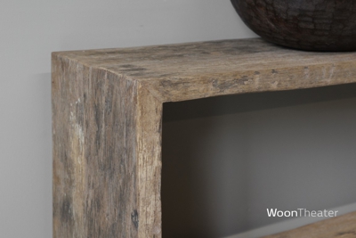 Wandtafel oud rustiek hout