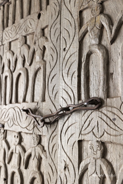 Origineel oude tribal deur | Birma