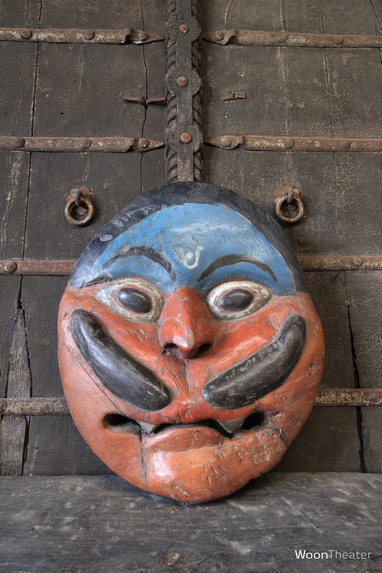 Oud beschilderd masker | Nepal