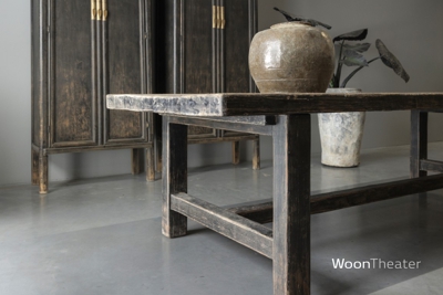 Stoere eettafel | oud vergrijsd hout