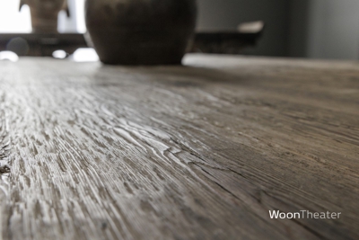 Stoere eettafel | oud vergrijsd hout