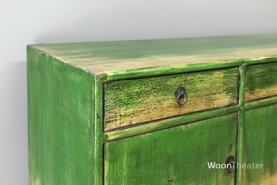 Tv dressoir eclectisch | groen