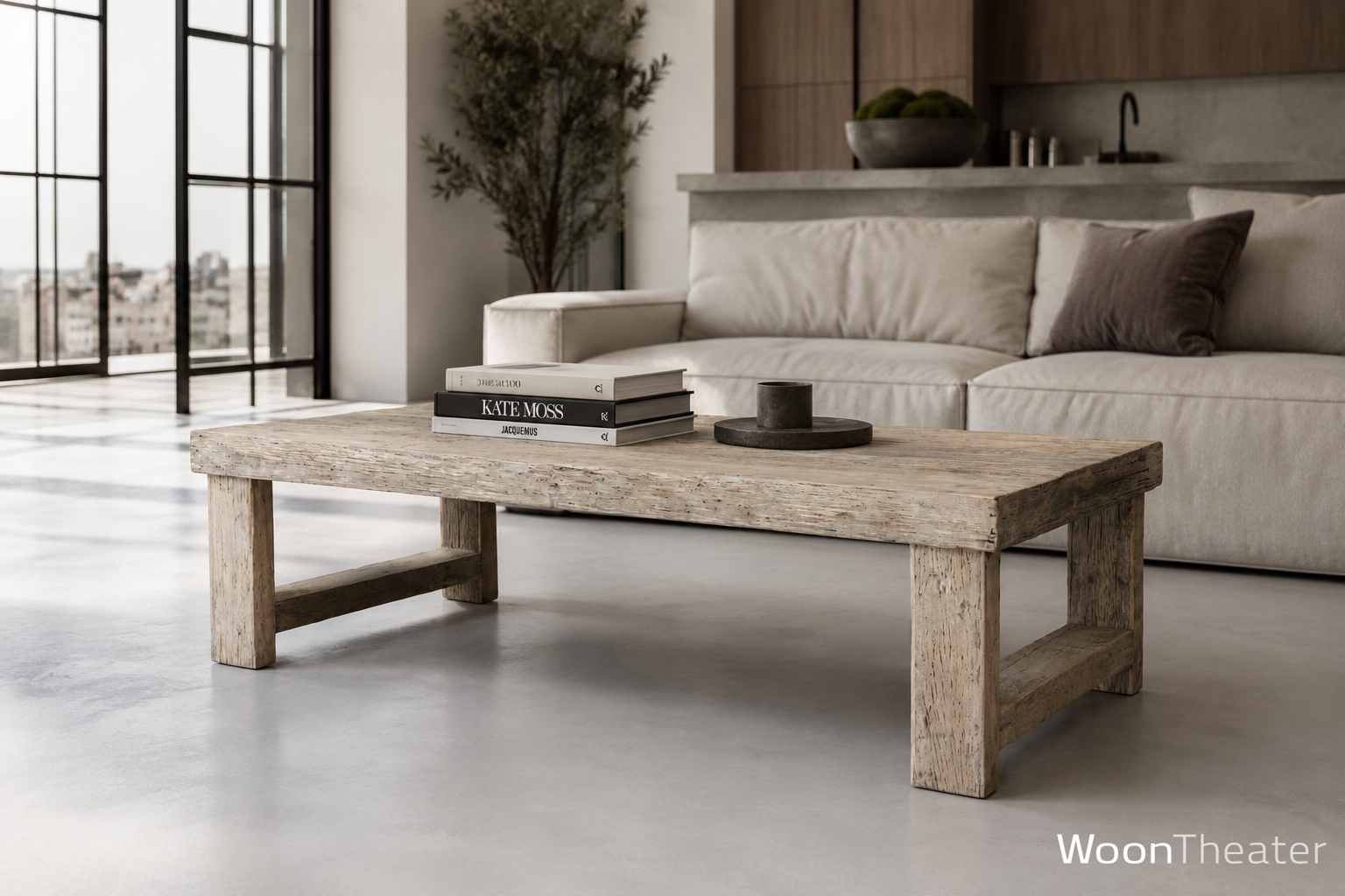 Rustiek houten salontafel Texas | 140 cm