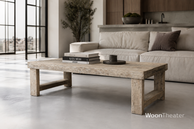 Rustiek houten salontafel Texas | 120 cm
