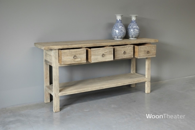 Wandtafel met plank | oud hout