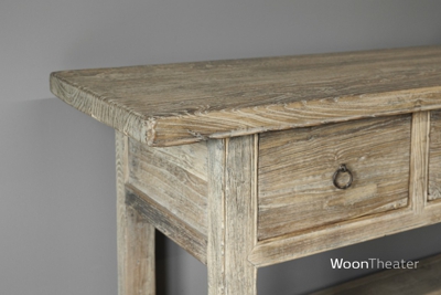 Wandtafel met plank | oud hout