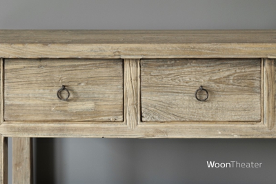 Wandtafel met plank | oud hout