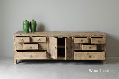 Oud tv dressoir | landelijke stijl