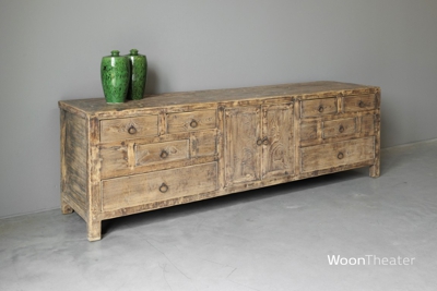 Oud tv dressoir | landelijke stijl