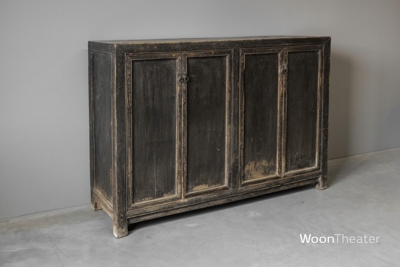 Oud strak landelijk dressoir 