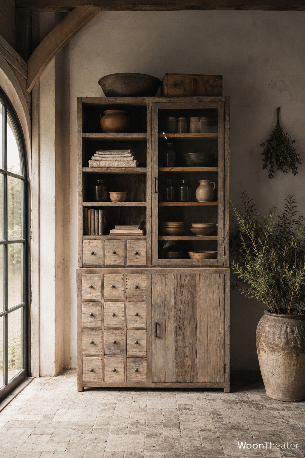 Grutterskast oud hout