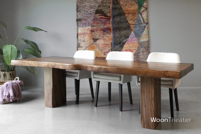 suarhouten eettafel stijlvol wonen