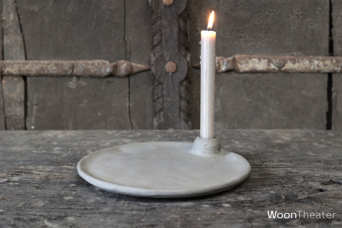 Plateau met kaarsen houder | Organic