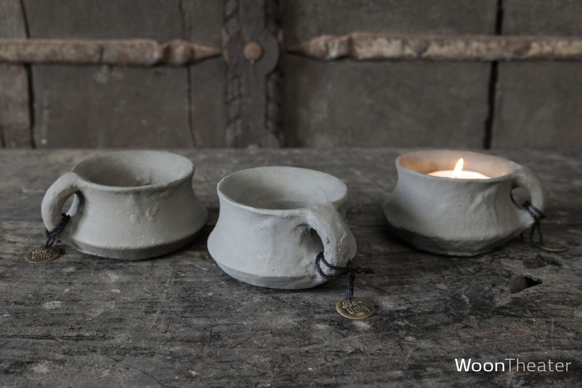 Waxinelichthouder met oor | Organic