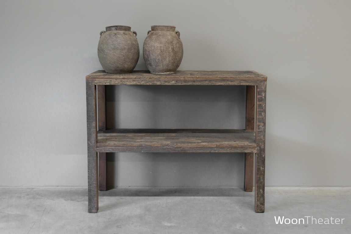 Wandtafel met plank | oud hout