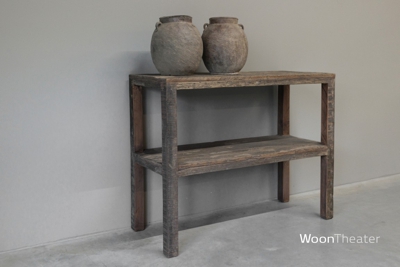 Wandtafel met plank | oud hout