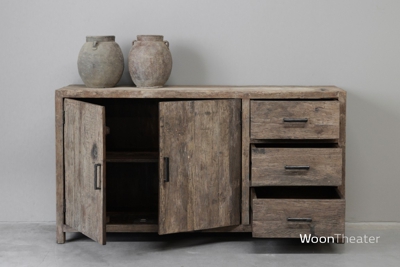 Dressoir 3 lade | oud hout