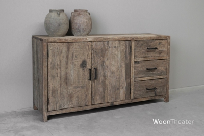 Dressoir 3 lade | oud hout