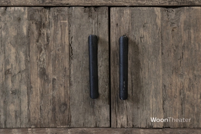 Hangend tv dressoir | oud rustiek hout