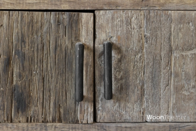 Hangend tv dressoir | oud rustiek hout