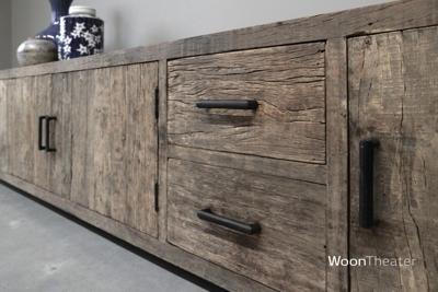 Rustiek breed tv-dressoir | Parijs