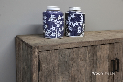 Stoer rustiek houten tv-dressoir | Monaco