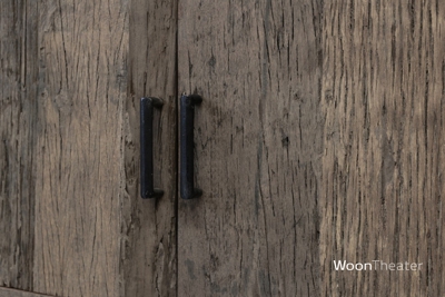 Stoer rustiek houten tv-dressoir | Monaco