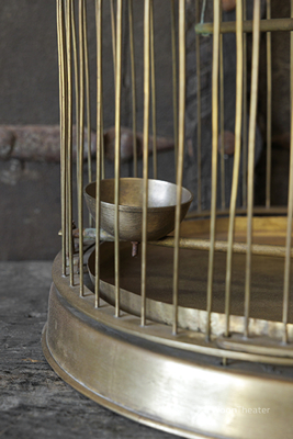 Brass vogelkooi | India
