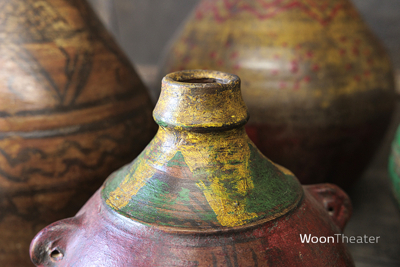 Set van 4 oude kruikjes | India