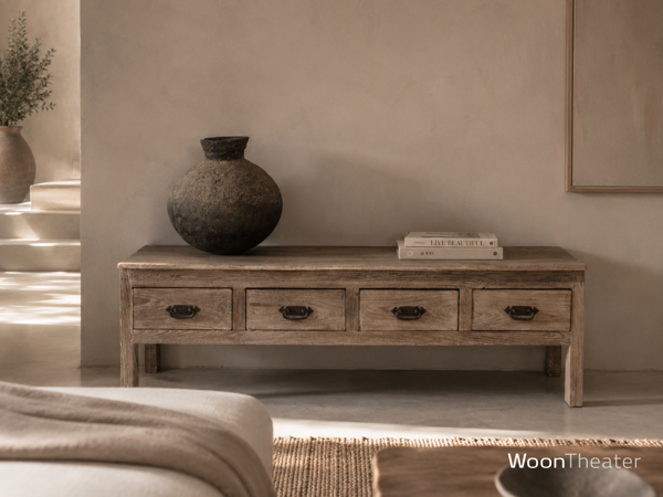 Oude tv tafel | rustiek verweerd