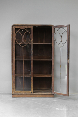 Origineel oude vitrinekast | Art Deco