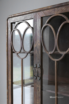 Origineel oude vitrinekast | Art Deco