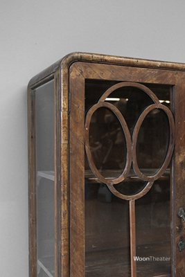 Origineel oude vitrinekast | Art Deco