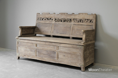 Origineel oude klep bank 