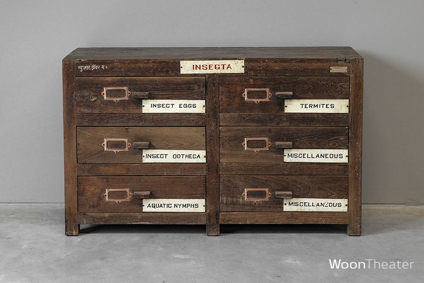 Vintage museum ladekast | authentiek exemplaar
