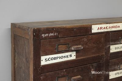 Vintage museum ladekast | authentiek exemplaar
