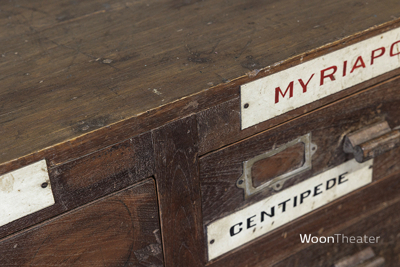 Vintage museum ladekast | authentiek exemplaar
