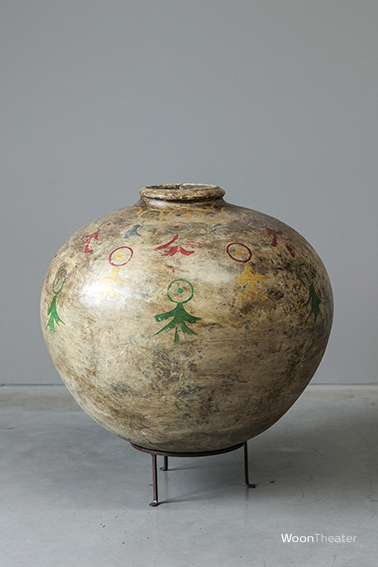Unieke oude Tribal pot | India