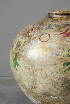 Unieke oude Tribal pot | India