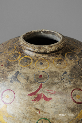 Unieke oude Tribal pot | India