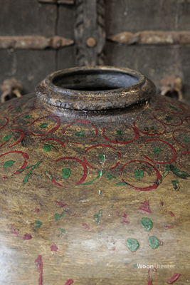 Unieke oude Tribal pot | India