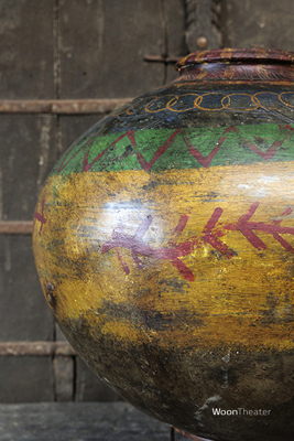 Unieke oude Tribal pot | India