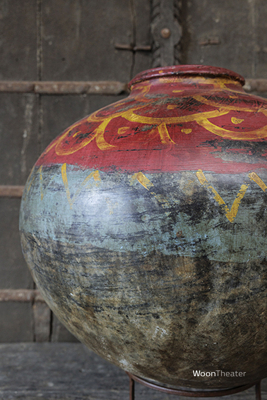 Unieke oude Tribal pot | India
