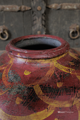 Unieke oude Tribal pot | India