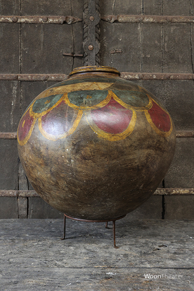 Unieke oude Tribal pot | India