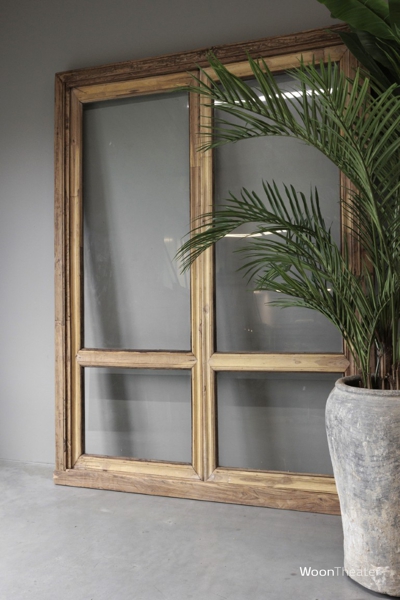 Origineel oud deurpui glas | India