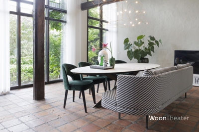 Comfortabele eetbank Zeus | maatwerk | Italiaans design
